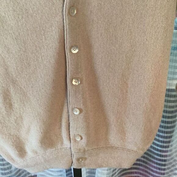 Vintage Lord Jeff Jefflinks Retro Cardigan Golf Sweater Men’s M Grandpa USA - Picture 4 of 5